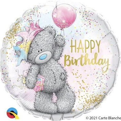 skW19271-Happy Birthday Tatty Teddy Bear Foil Balloon