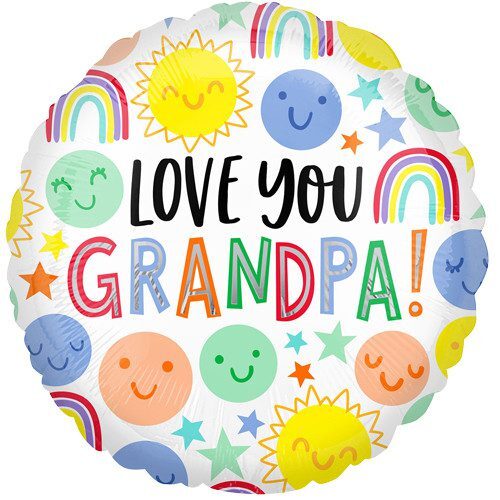 4198601-Love you Grandpa Foil Balloon